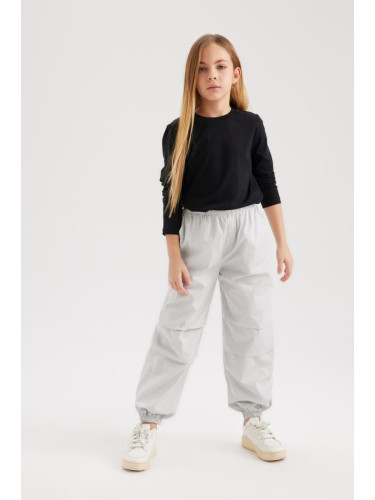 DEFACTO Girl's Parachute Cotton Trousers