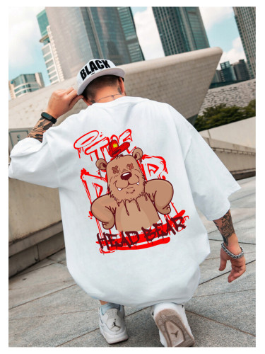 Тениска Oversize Street Wear Head Bear