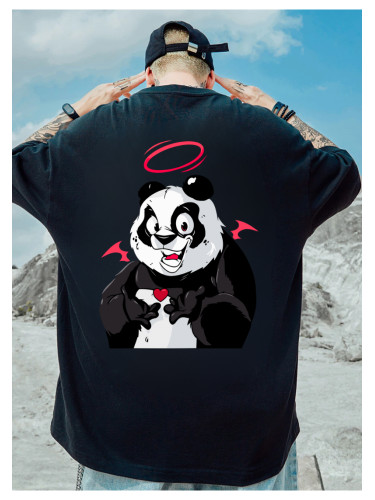 Тениска Oversize Street Wear Devil Panda