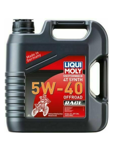 Liqui Moly 3019 Motorbike 4T Synth 5W-40 Offroad Race 4L Моторно масло