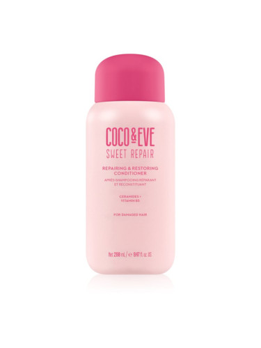 Coco & Eve Sweet Repair Repairing & Restoring Conditioner интензивен възстановяващ балсам за увредена и боядисана коса 280 мл.