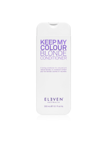 Eleven Australia Keep My Colour Blonde Conditioner балсам неутрализиращ жълтеникавите оттенъци 300 мл.