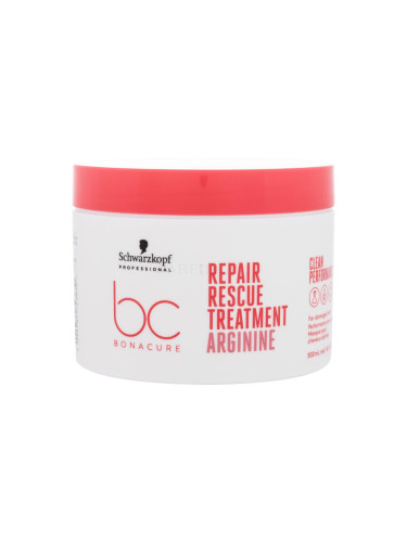 Schwarzkopf Professional BC Bonacure Repair Rescue Arginine Treatment Маска за коса за жени 500 ml увредена опаковка