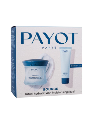 PAYOT Source Moisturizing Ritual Подаръчен комплект крем за лице 50 ml + хидратираща маска за лице 50 ml