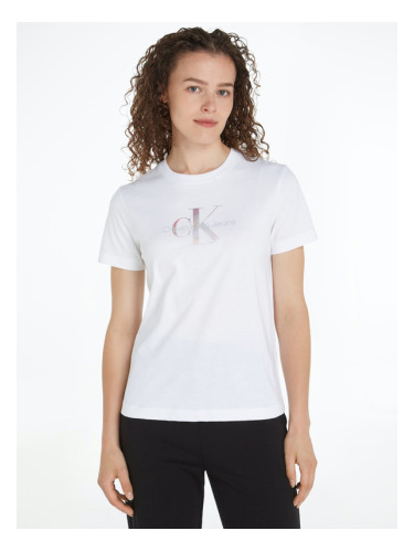 Calvin Klein Jeans T-shirt Byal