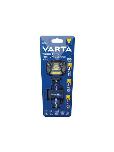 Varta 18648101421 - LED димируем челник със сензор WORK FLEX LED/3xAAA IP54