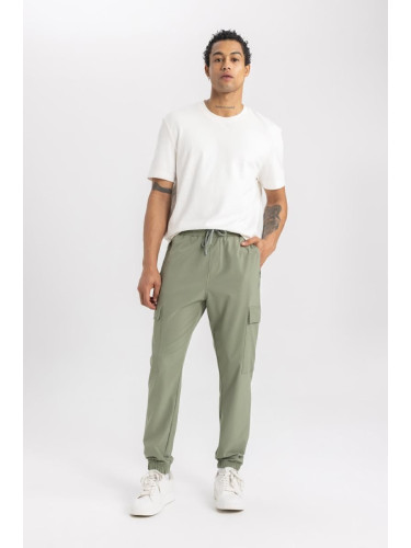 DEFACTO Fit Standard Fit Cargo Pocket Woven Sports Jogger Sweatpants C1883ax23wn