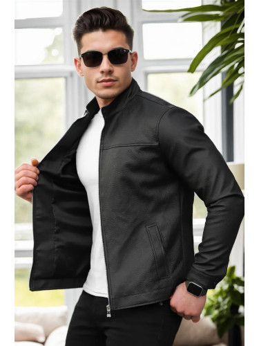 13250 Dewberry PU Mens Jacket-BLACK