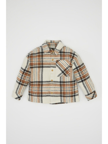 DEFACTO Baby Boy Flannel Long Sleeve Shirt