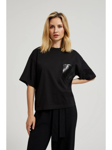 Marisse Women's Blouse L-Ts-4431 Black