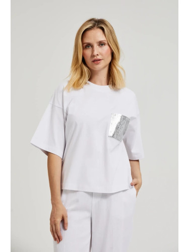 Marisse Women's Blouse L-Ts-4431 White