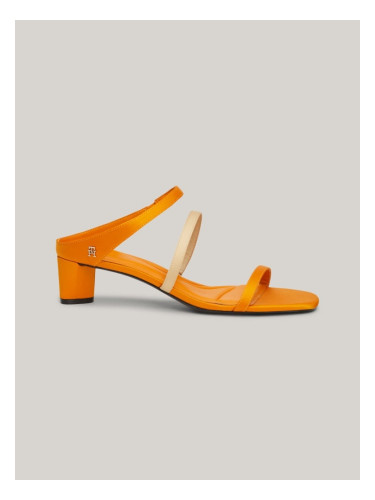 Orange women's heeled sandals Tommy Hilfiger