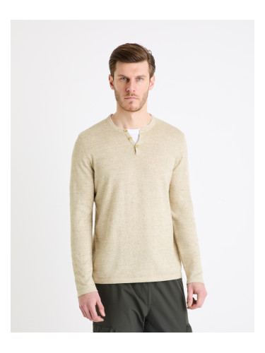 Celio Sweater henley Gelano - Men's