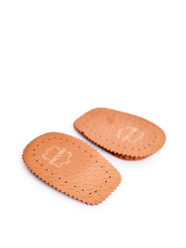 Coccine Heel Pad Corck And Leather Peccary