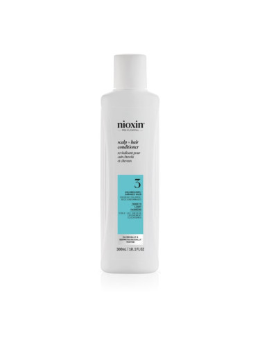 Nioxin System 3 Scalp + Hair Conditioner балсам за боядисана оредяваща коса 300 мл.