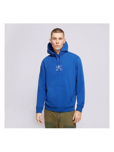 Champion Суитчър С Качулка Hooded Sweatshirt мъжки Дрехи Суичъри 219845BS003 Син