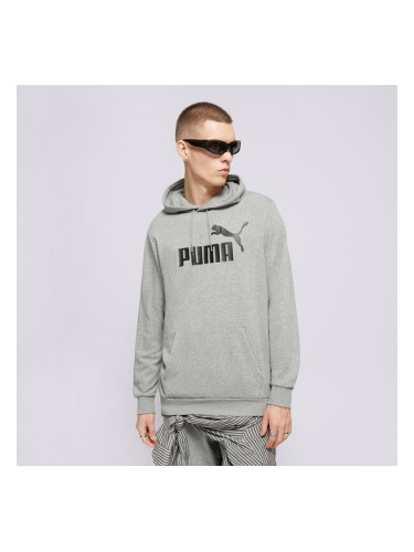 Puma Суитчър Ess Big Logo Hoodie мъжки Дрехи Суичъри 58668803 Сив