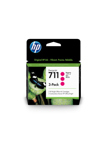 HP Патрон No.711, T120/520, CZ135A, Magenta 3015102207