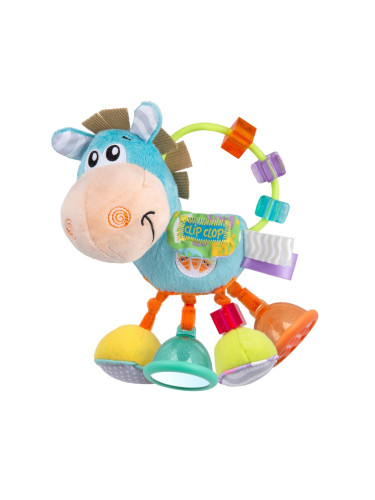 Синя дрънкалка и гризалка конче Хоп Троп Playgro Refresh 3м+