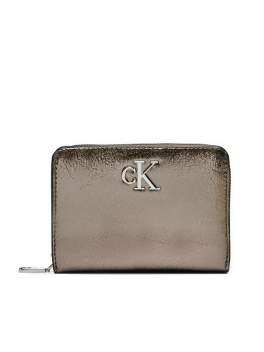 Голям дамски портфейл Calvin Klein K60K612745 Сив