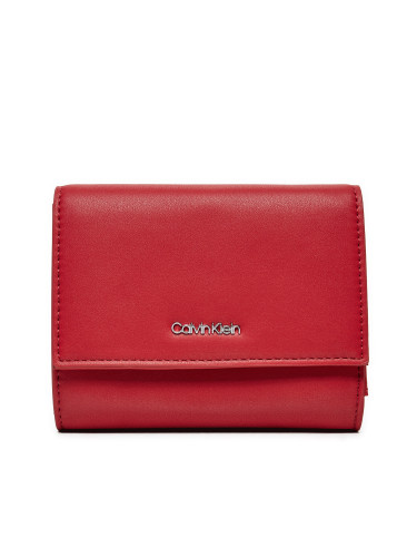 Голям дамски портфейл Calvin Klein K60K612450 Червен