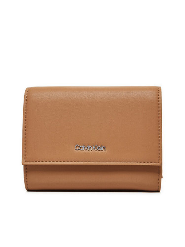 Calvin Klein Голям дамски портфейл K60K612450 Кафяв