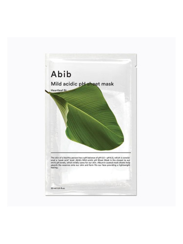 Abib - Mild acidic pH Sheet Mask Heartleaf Fit (30ml)