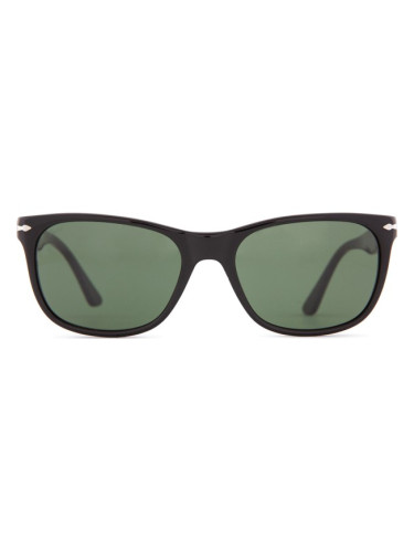 Persol PO3291S 95/31 57 - правоъгълна слънчеви очила, мъжки, черни