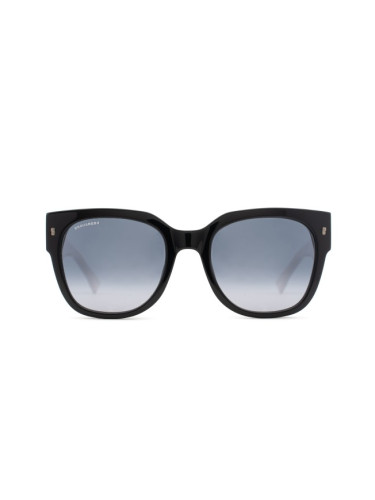 DSQUARED2 Icon 0005/S 80S 9O 53 - квадратна слънчеви очила, дамски, черни