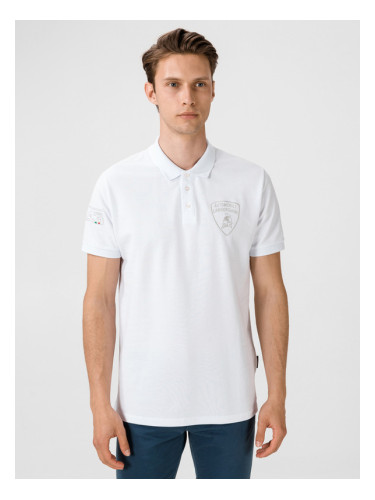 Lamborghini Polo T-shirt Byal