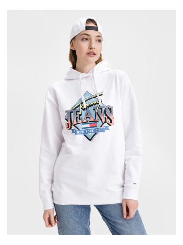 Tommy Jeans Sweatshirt Byal