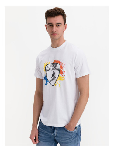 Lamborghini T-shirt Byal