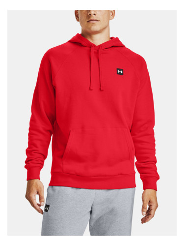 Under Armour Rival Fleece Hoodie Sweatshirt Cherven