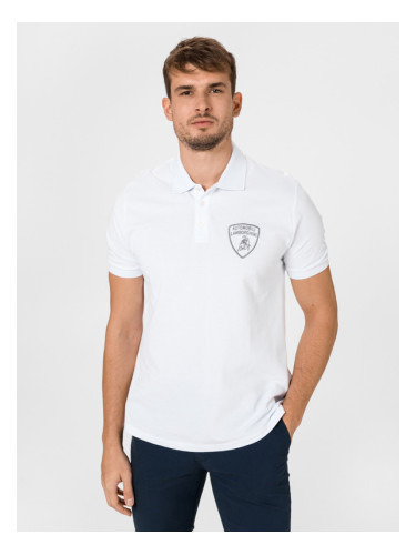 Lamborghini Polo T-shirt Byal