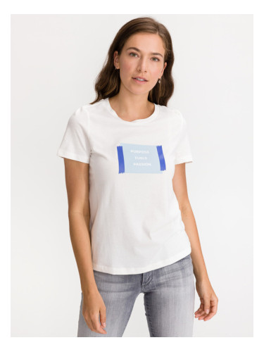 Vero Moda Flofrancis T-shirt Byal