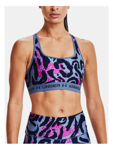 Under Armour Crossback Mid Print Cпортен Сутиен Sin