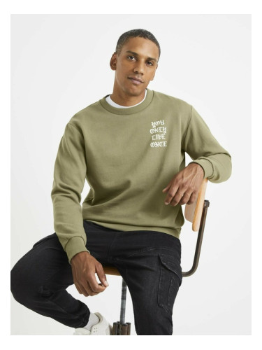 Celio Sweatshirt Zelen