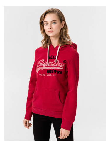 SuperDry Sweatshirt Cherven