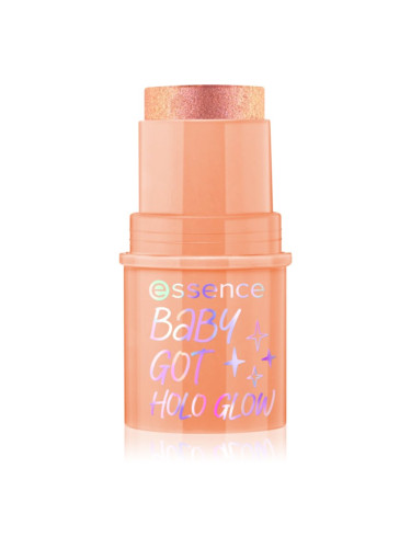 essence BABY GOT HOLO GLOW озаряващ стик цвят 10 Holy Apricotly 5 гр.