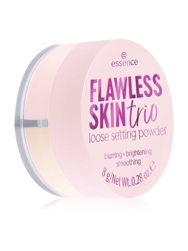 essence Flawless Skin Trio фиксираща пудра на прах 8 гр.