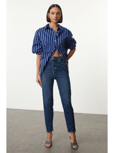 Trendyol Blue High Waist Comfort Mom Jeans