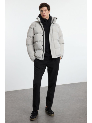 Trendyol Stone Regular Fit Winter Puffer Jacket