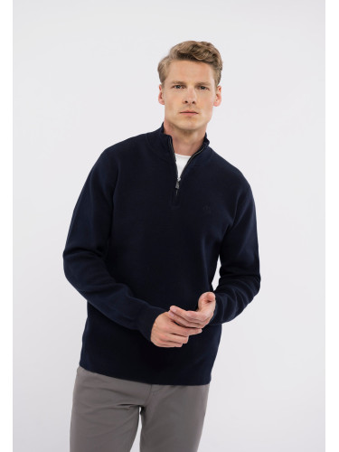 Volcano Man's Sweater S-Carlo Navy Blue