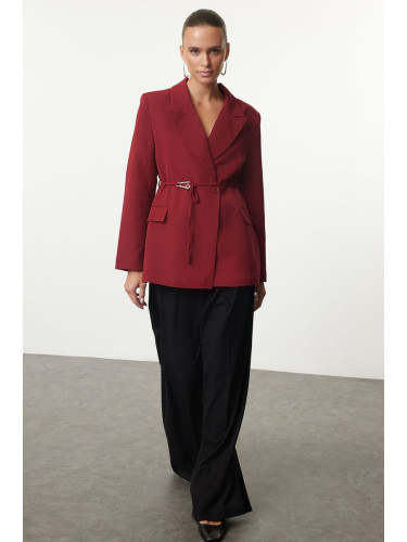 Trendyol Burgundy Blazer Jacket