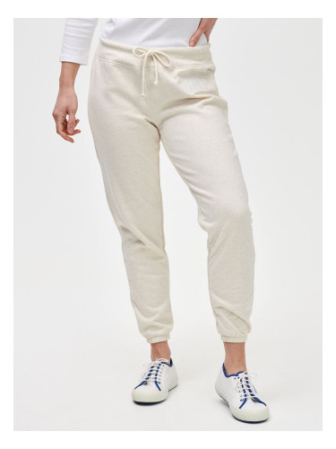 Creamy women's cropped sweatpants GAP