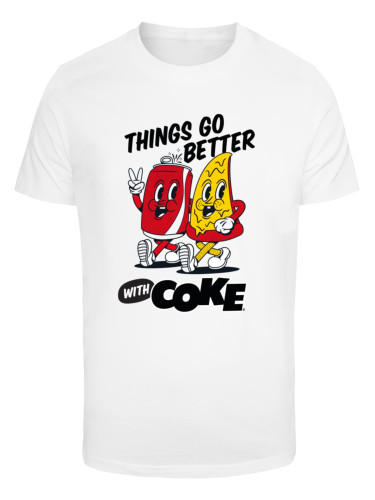 Men's T-shirt Things Go Better with Coke white