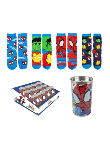 SOCKS PACK 4 PIECES SPIDEY