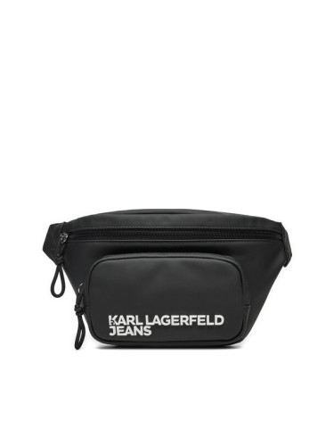 Karl Lagerfeld Jeans Чанта за кръст 246D3080 Черен