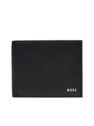 Boss Голям мъжки портфейл 50519268 Черен