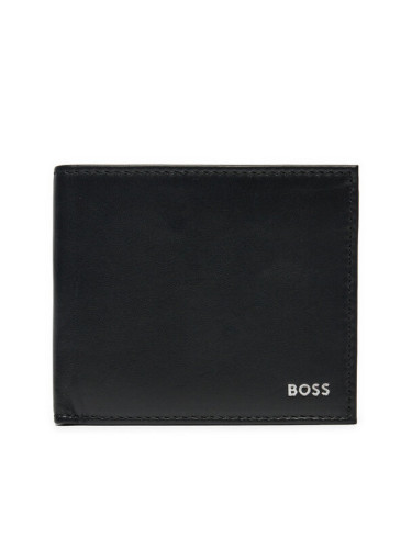 Boss Голям мъжки портфейл 50519259 Черен